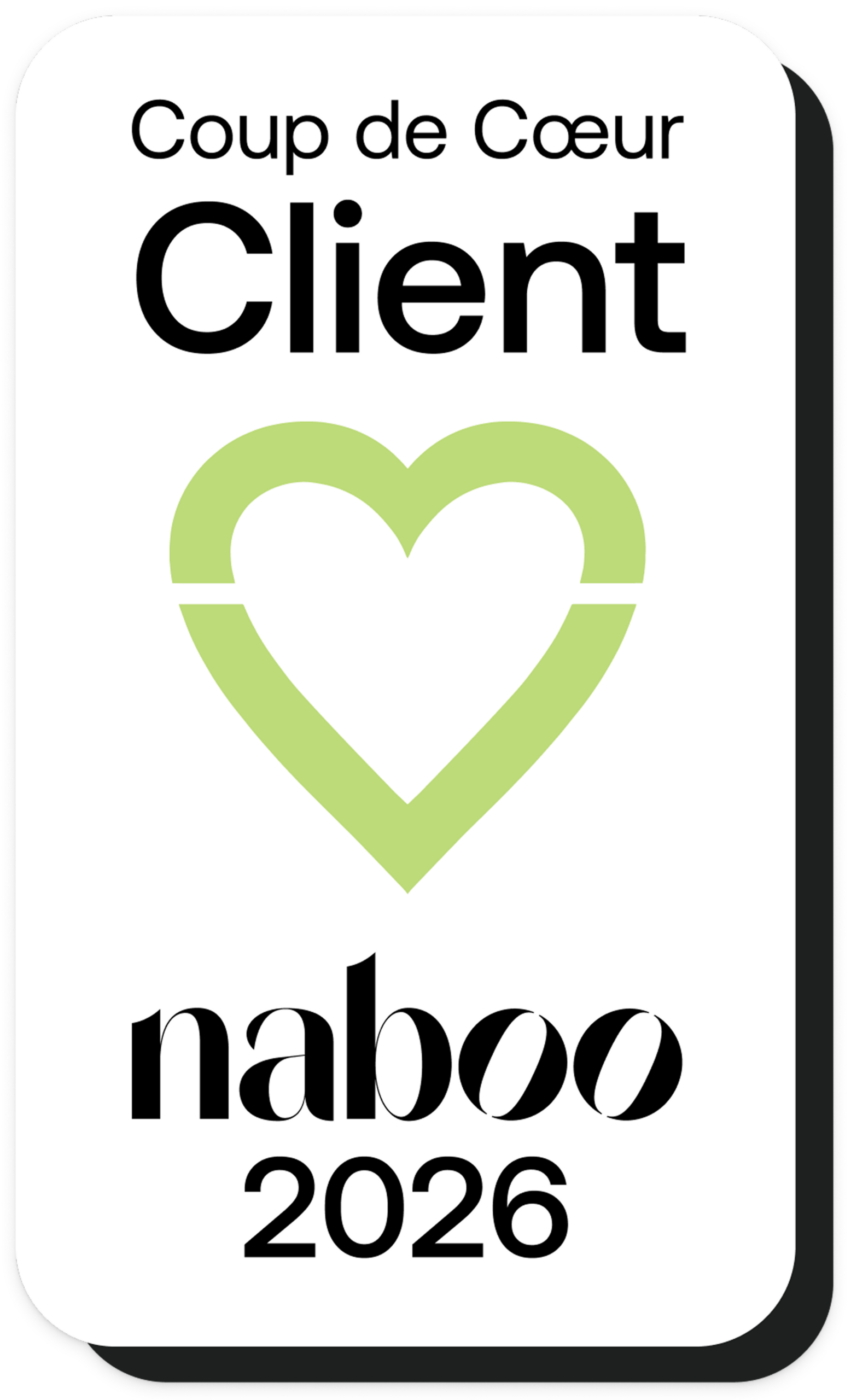Badge Naboo Coup de Coeur Client 2026