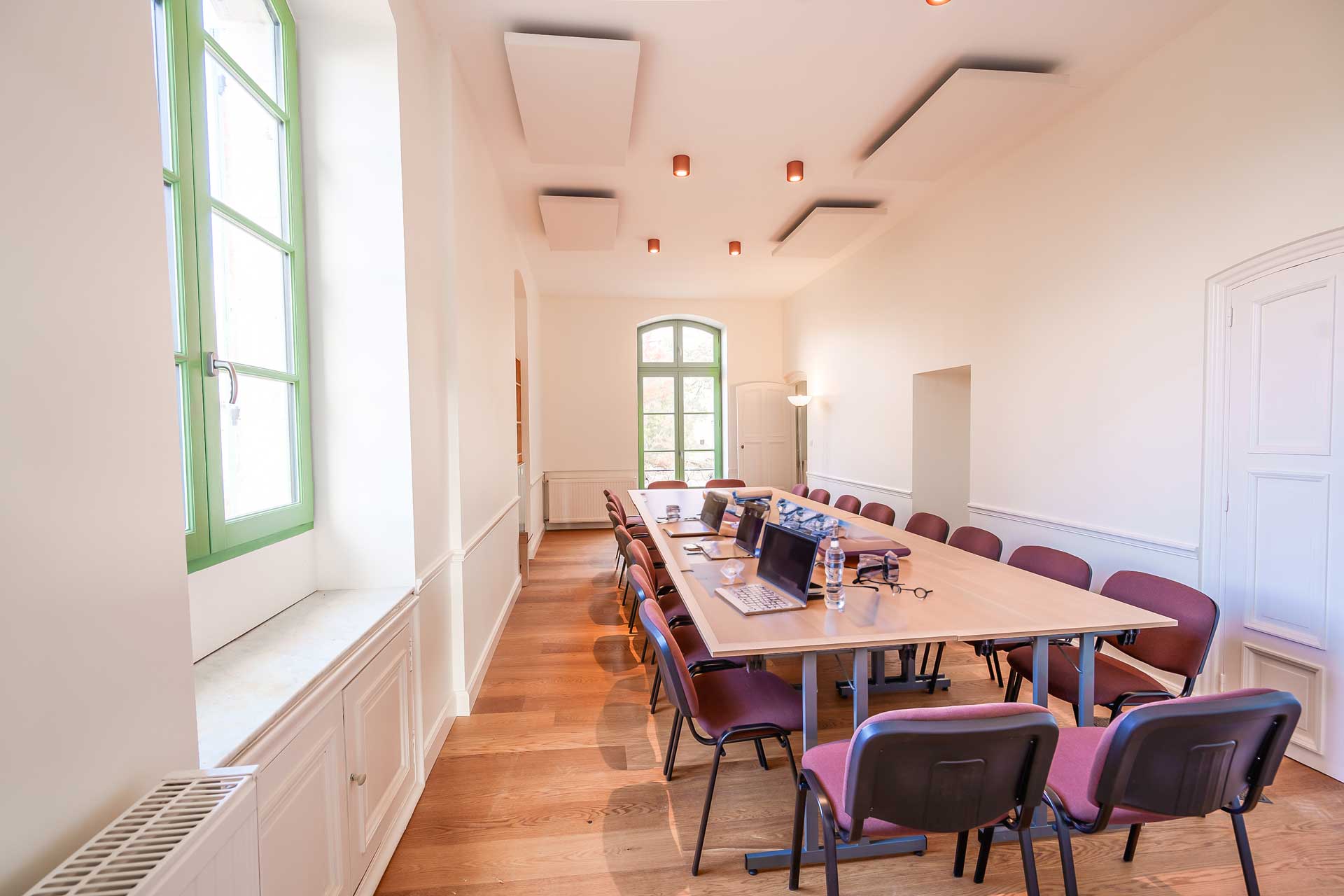 Fitted meeting room in the castle