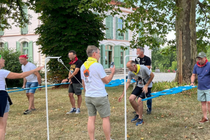 Participants Taking Part in an Outdoor Activity