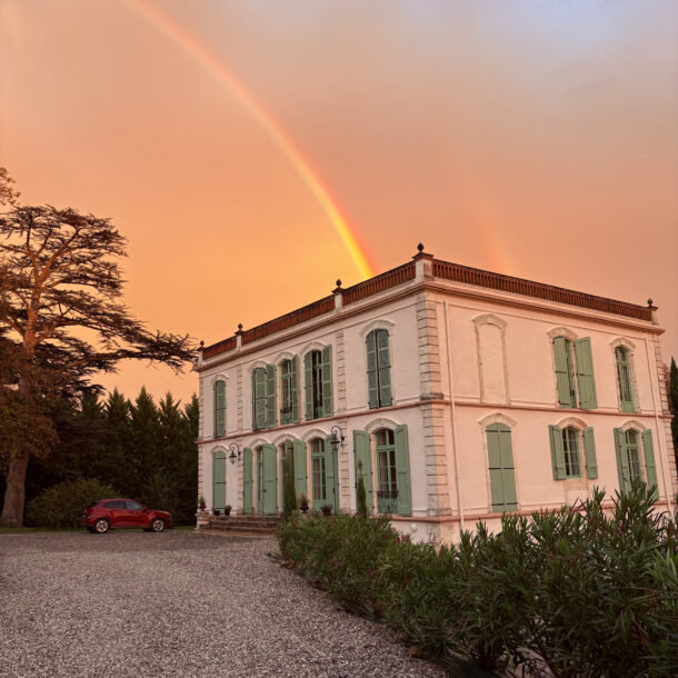 Château du Domaine de la Durantie au coucher du soleil
