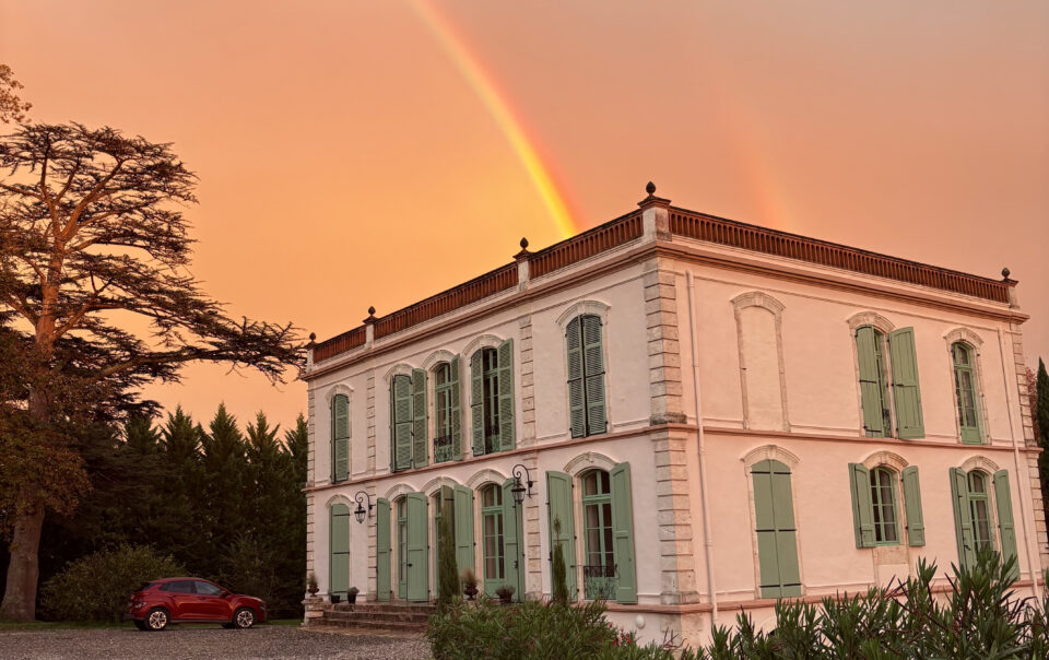 Château du Domaine de la Durantie au coucher du soleil